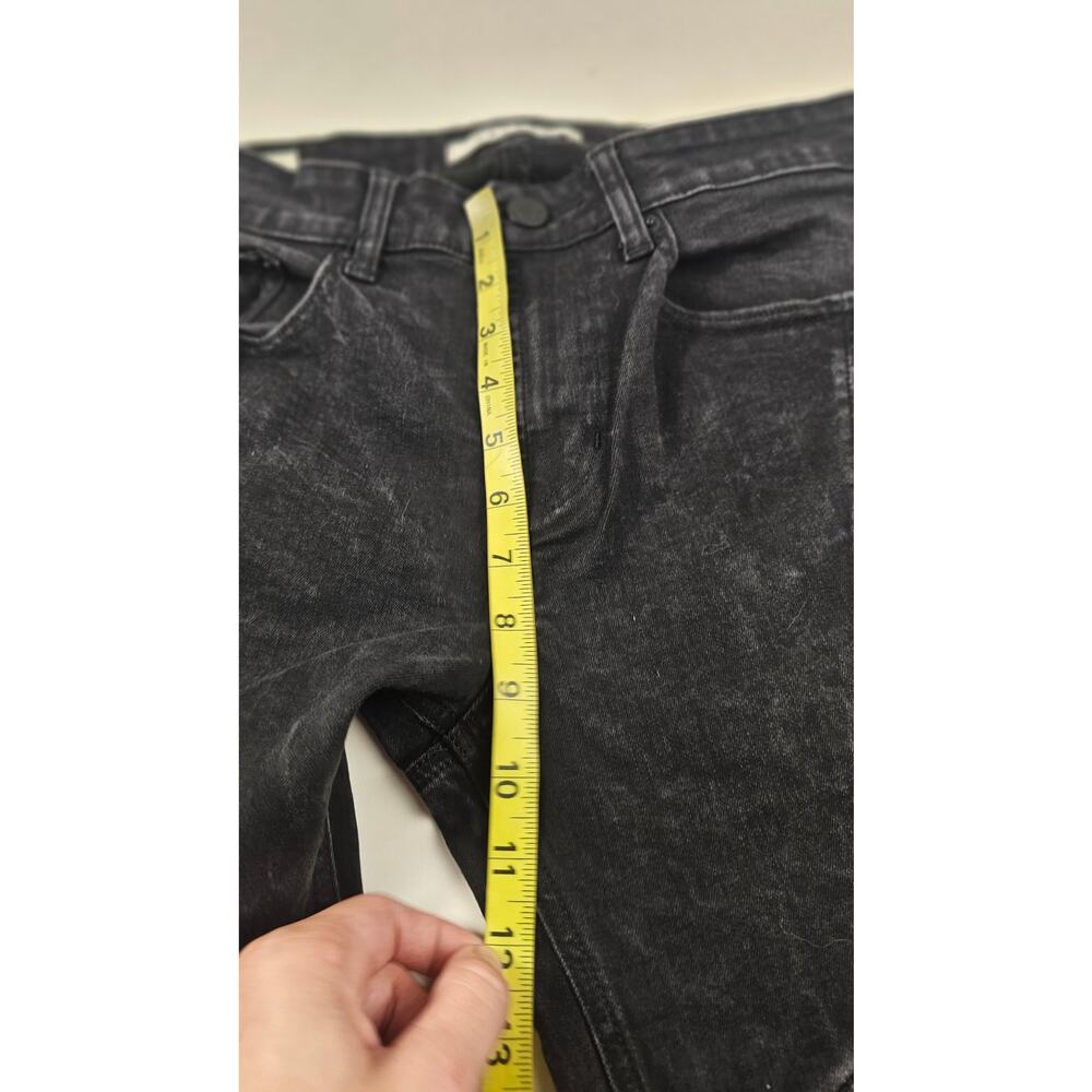 Pacsun Stacked Skinny Stretch Denim Jeans moto black grunge 30x30 EUC emo y2k - Picture 6 of 8